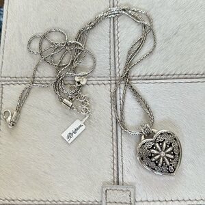 NWT Brighton Floral Locket Necklace